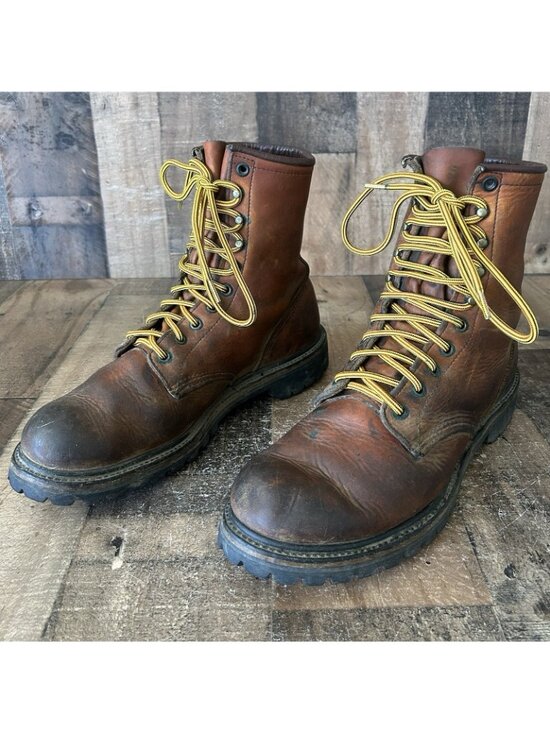 Red Wing Vintage Soft Toe Leather Lace Up Work Boots Mens 11 D main image 12